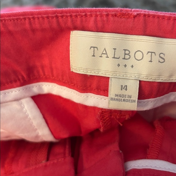 Women’s TALBOTS capri pants 14 office casual chinos capris - Picture 4 of 4